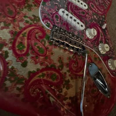 Fender Vintage Fender Japan Pink Paisley Stratocaster MIJ 2003 - Pink floral image 2