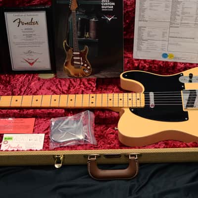 Fender CUSTOM SHOP 1952 Telecaster LCC 2022 - Nocaster Blonde image 1
