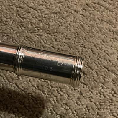 Armstrong 103 Open Hole - Silverplated Flute with New Pads/Case image 4