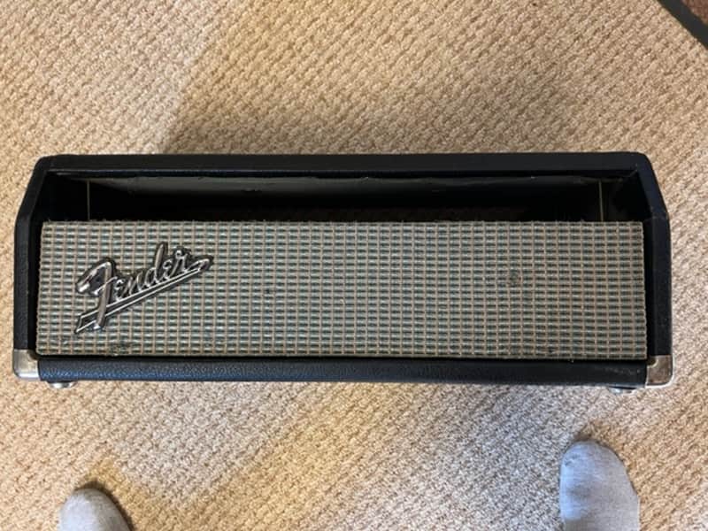 Fender Bassman 50 amp cabinet only 1968 - Black image 1
