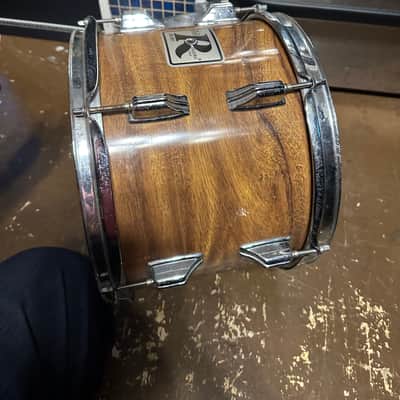 Rogers Big r drum Tom 70s - Wood grain image 7