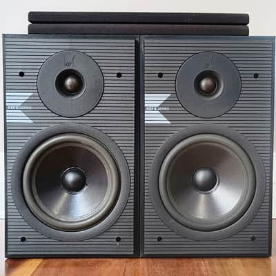 Vintage Kef K120 Large Bookshelf Speakers | Reverb