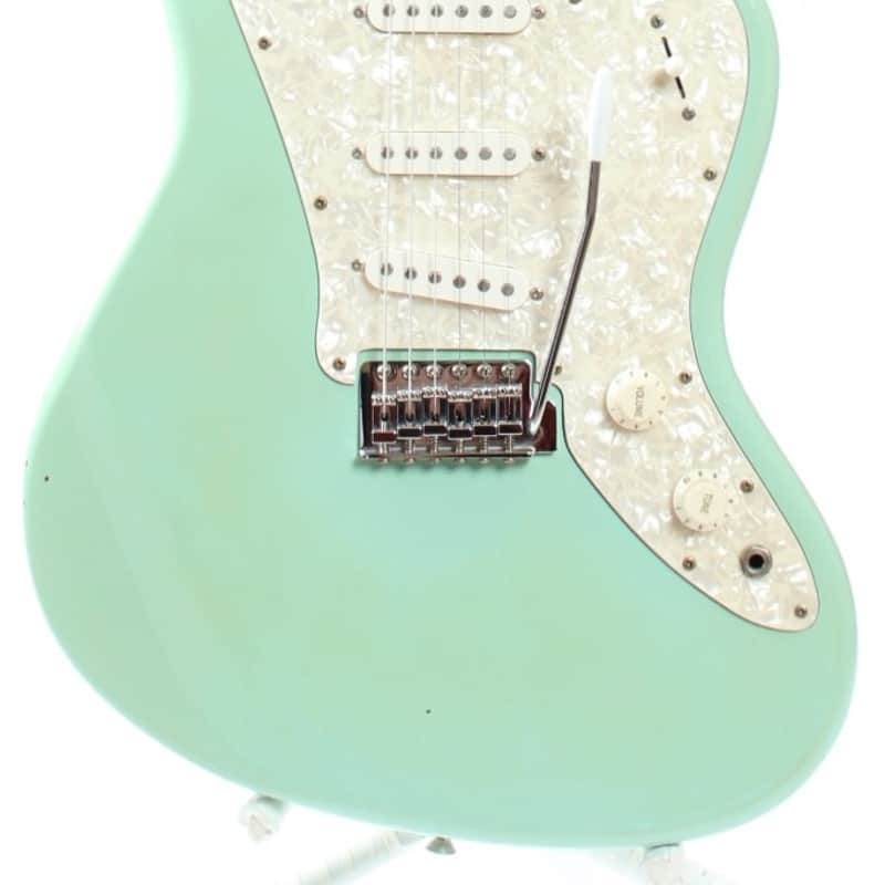 2000 Squier Jagmaster SSS surf green