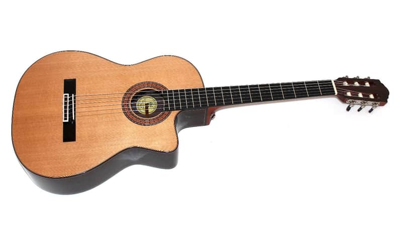 Guild GN-5 Classical Nylon-String Acoustic Electric Cutaway Guitar w/ Case image 1