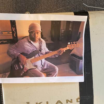 Fender Darryl Jones Prototype Bass Rare One 1998 Silver image 5