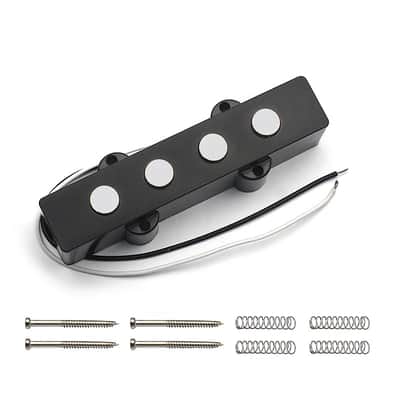 Flat Pole 4 String Jazz Bass Style Pickups Set image 3