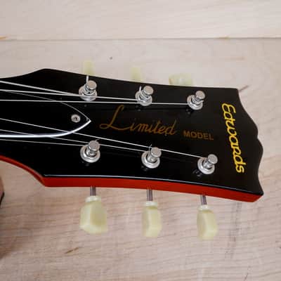 Edwards Limited Model E-LP-108LTS MIJ 2015 Lemon Drop Lacquer Flame Top Seympur Duncan PUs Japan w/ Bag image 3