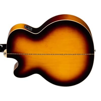 Epiphone J-200 Studio EC Acoustic-Electric Guitar w/ Gig Bag - Vintage Sunburst image 8