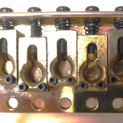 STC Strat Style Trem 1990s - Gold image 3