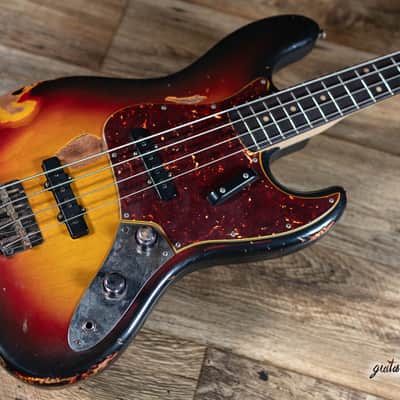Bluesman Vintage El Dorado 4-String Bass w/ Soft Case – 3-Tone Sunburst image 9
