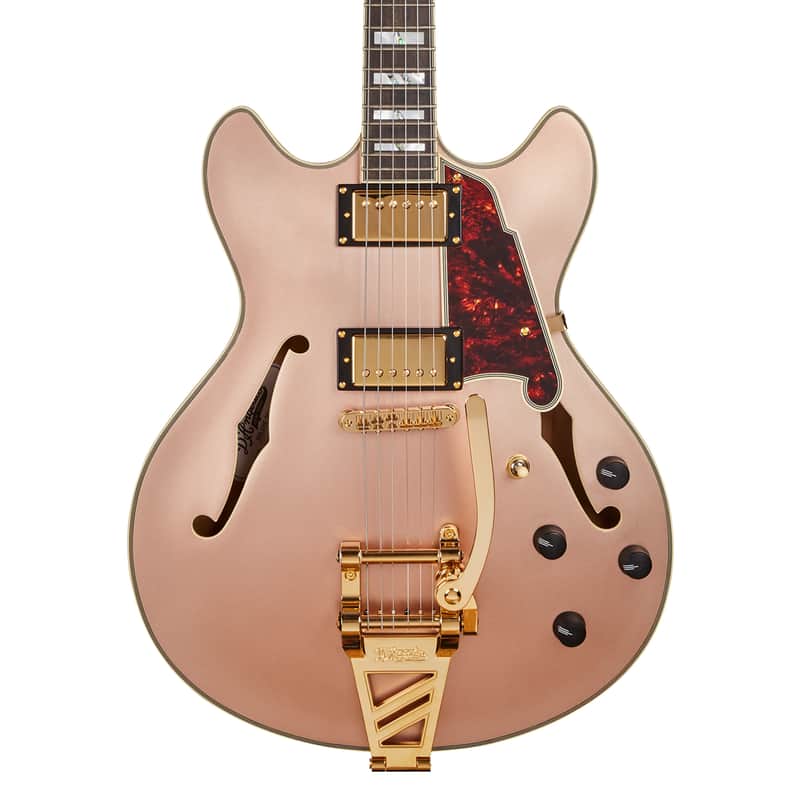 D'Angelico Deluxe DC Semi-Hollow Double Cutaway with Shield Tremolo image 1