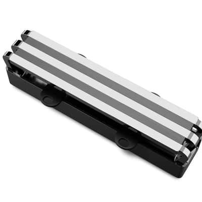 Aluma J Bass Pickup - Chrome Plated / Neck image 1