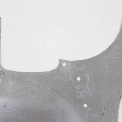 1966 Vintage Fender Precision Bass Pickguard Aluminum Shield PBass USA 1960s image 2