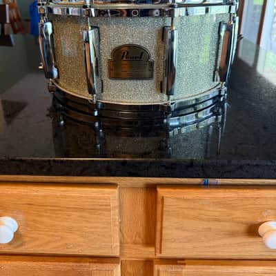 Pearl Eric Singer Signature Snare Drum - Silver Sparkle image 2