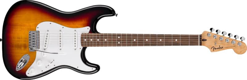 FENDER - Standard Stratocaster Laurel Fingerboard White Pickguard 3-Color Sunburst - 0266240500 image 1