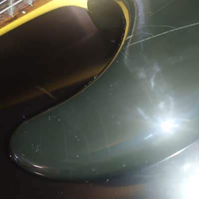 valley arts custom pro USA black beauty mirror gold pre samick 1992 signed image 13