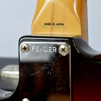 1990 Fender Japan I-Serial (JG66-70) Jaguar 3-Tone Sunburst, All Original, MIJ, FujiGen, Offset image 8