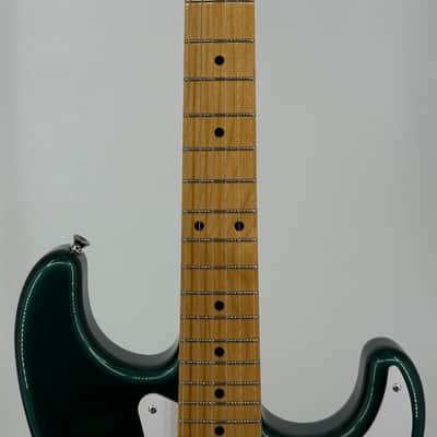 Tokai Goldstar HSS-Style, Ash Body, Maple Fretboard - Sherwood Green Metallic Made in Japan AST-423-101M-SHSGM image 5