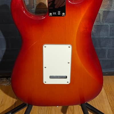 Fender 2017 Player Stratocaster HSS Plus Top Maple Fretboard Aged Cherry Burst image 16