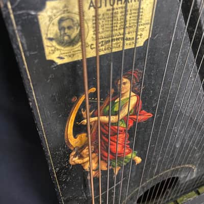 Antique Zimmermann Autoharp, Needs Repair (used) image 4