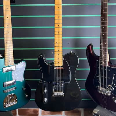 Fender American Standard Telecaster Black 1997 Left Handed Electric Guitar image 2