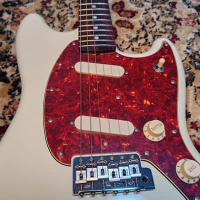 2019 Fender Char Signature Mustang Zicca Limited Edition Olympic White w/ Matching Headstock, Japanese Domestic Only, MIJ Japan image 13