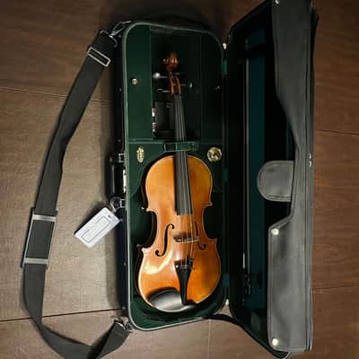Quinlan & Fabish Monteleone 16.5" hand carved viola, Brazilwood bow and Bobelock Obleck case image 1