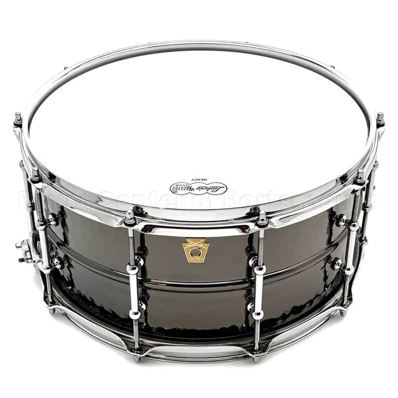 Ludwig Black Beauty Snare Drum 14x6.5 Hammered w/Tube Lugs B-Stock image 1