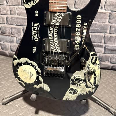 1996 ESP Pre-Lawsuit KH-2 Ouija Signature - Black (Collector piece) Rare Japan - Kirk Hammett of Metallica image 1