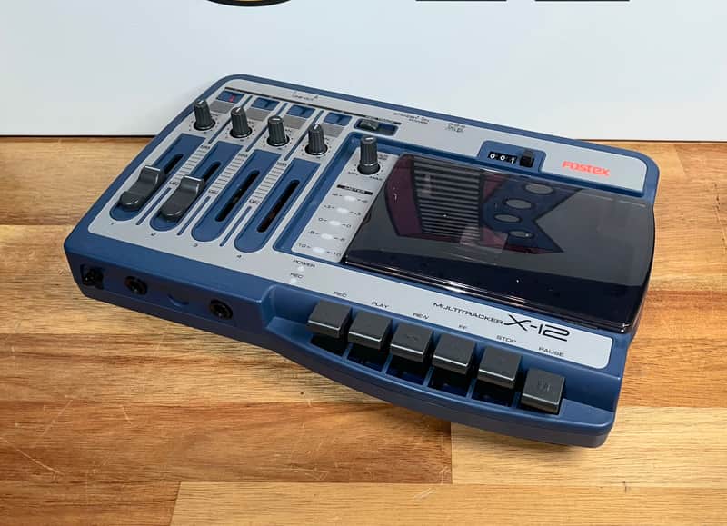 Fostex X-12 Multitracker 4-Track Cassette Recorder - Blue | Reverb