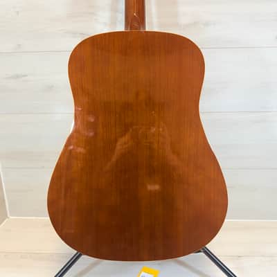 Harmony H166 Dreadnought Acoustic Guitar Natural Made in Korea 1970's image 8