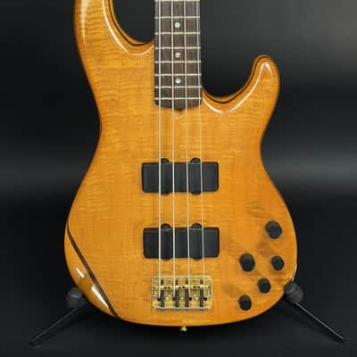 2001 Fender American Deluxe Zone Bass - Amber Bild 2