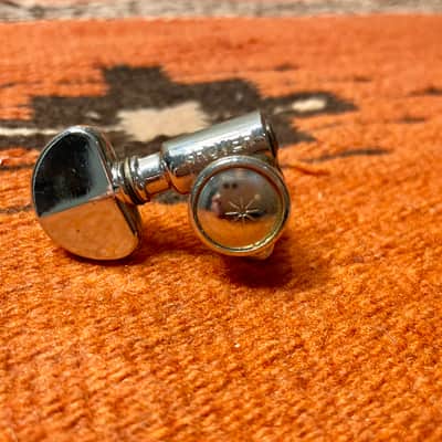 Vintage Single Grover Star Back Guitar Tuner-Tuning Key 1970's Treble Side image 1