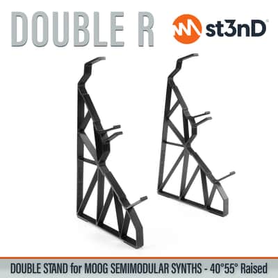 DOUBLE STAND for MOOG Semi-Modular Synths (40° and 55°) - Raised (by 75mm) image 3