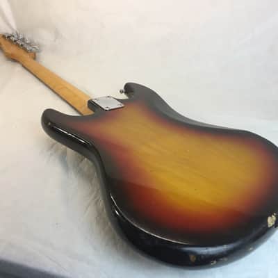 Vintage Aria 1820 1820T  1970's Sunburst MIJ Japan Shortscale Short Scale Offset Bass Guitar image 7