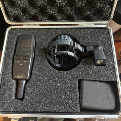 AKG C414 XLS Large Diaphragm Multipattern Condenser Microphone 2010s - Black image 2