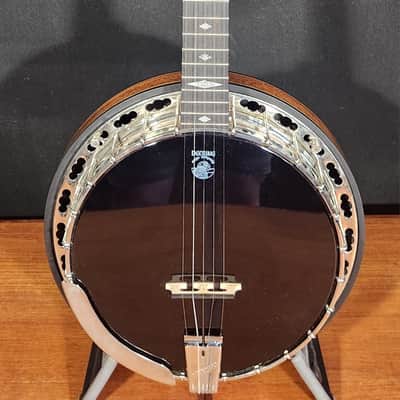 Deering Black Diamond Banjo w/ Hardcase,  5th String Railroad Spike, Natural/Black, ca 2017 image 7