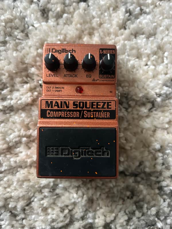 DigiTech Main Squeeze Compressor 2000s - Orange image 1