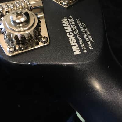 Ernie Ball Music Man Bongo 4 Left- Handed HH Bass Guitar Sapphire Black image 9