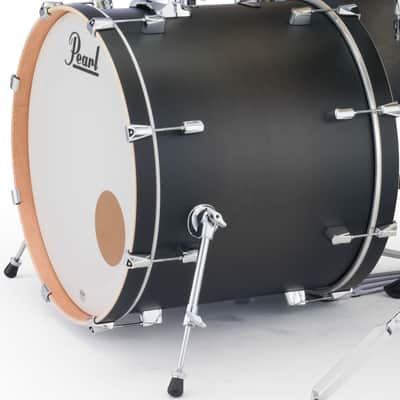 Pearl Decade Maple 22x18" Bass Drum Satin Black Burst Lacquer #262 w/BB-300 Tom Bracket | NEW | Authorized Dealer image 1