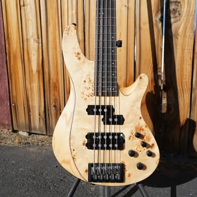 Schecter DIAMOND SERIES Reaper-5 Natural Satin 5-String Electric Bass Guitar image 4