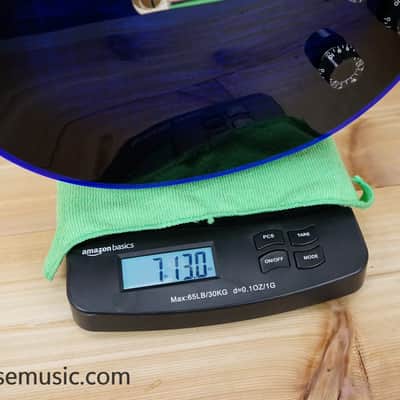 Gibson M2M Les Paul Axcess Custom Figured Top Les Paul Electric Guitar Blue Widow image 13