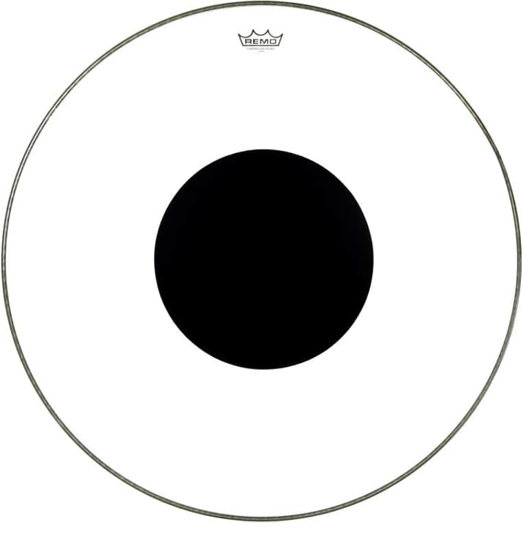 Remo Controlled Sound Clear Black Dot Bass Drumhead - 28 inch image 1