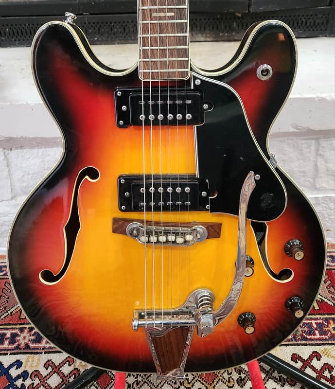 RARE! Raven Semi Hollowbody 1960s Matsumoku Japan image 1