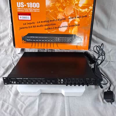 TASCAM US1800 Audio/Midi Interface 2000-2010 image 3