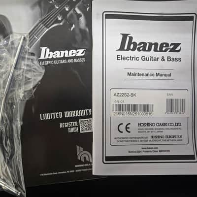 Ibanez Standard AZ22S2 Black (816) image 7