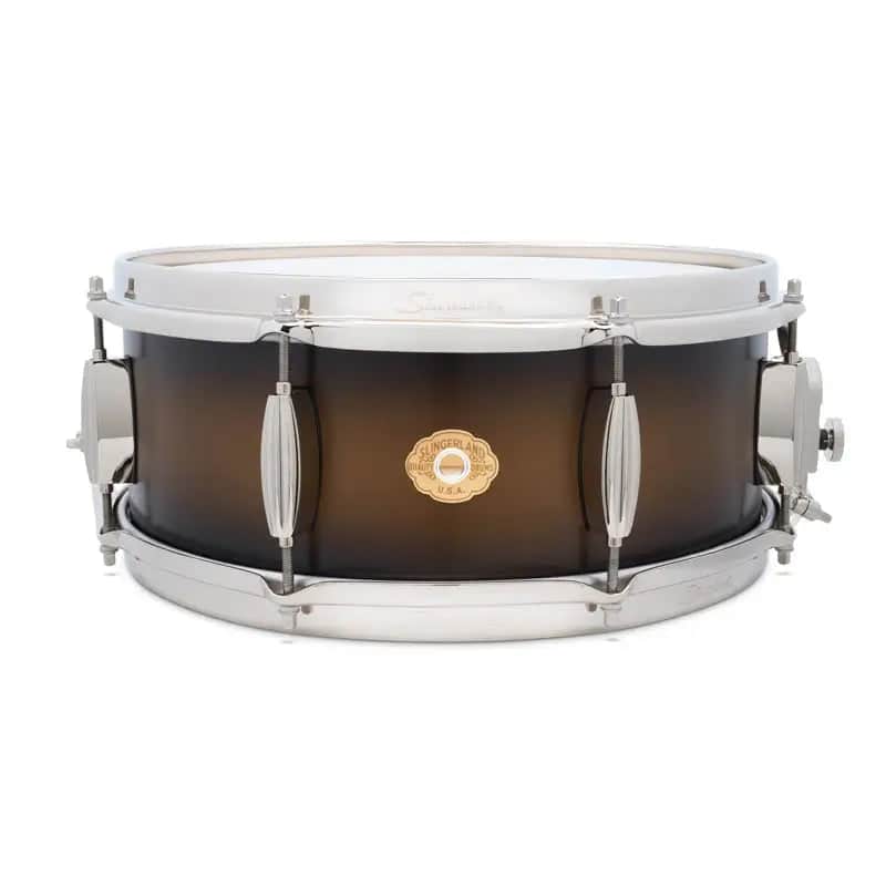 Slingerland Radio King Artist Snare Drum 14x5.5 Black & Gold Lacquer image 1