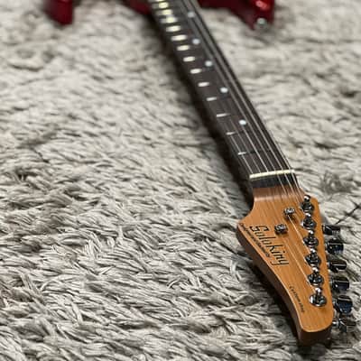 Soloking MS-1 Classic MKII in Candy Apple Red with Roasted Neck and Rosewood FB image 5