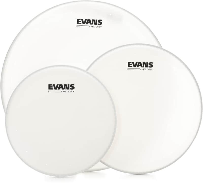 Evans HD Dry Coated 3-piece Tom Pack - 10/12/16 inches (3-pack) Bundle image 1