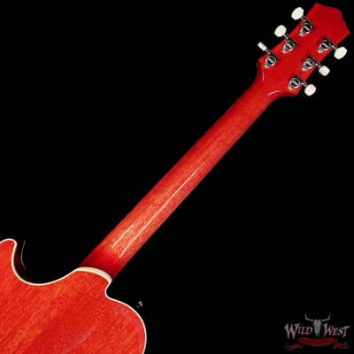 Collings SoCo Deluxe Premium Flame Maple Top Rosewood Fingerboard Lollar Low Wind Imperial Humbuckers Faded Cherry 7.15 LBS image 5